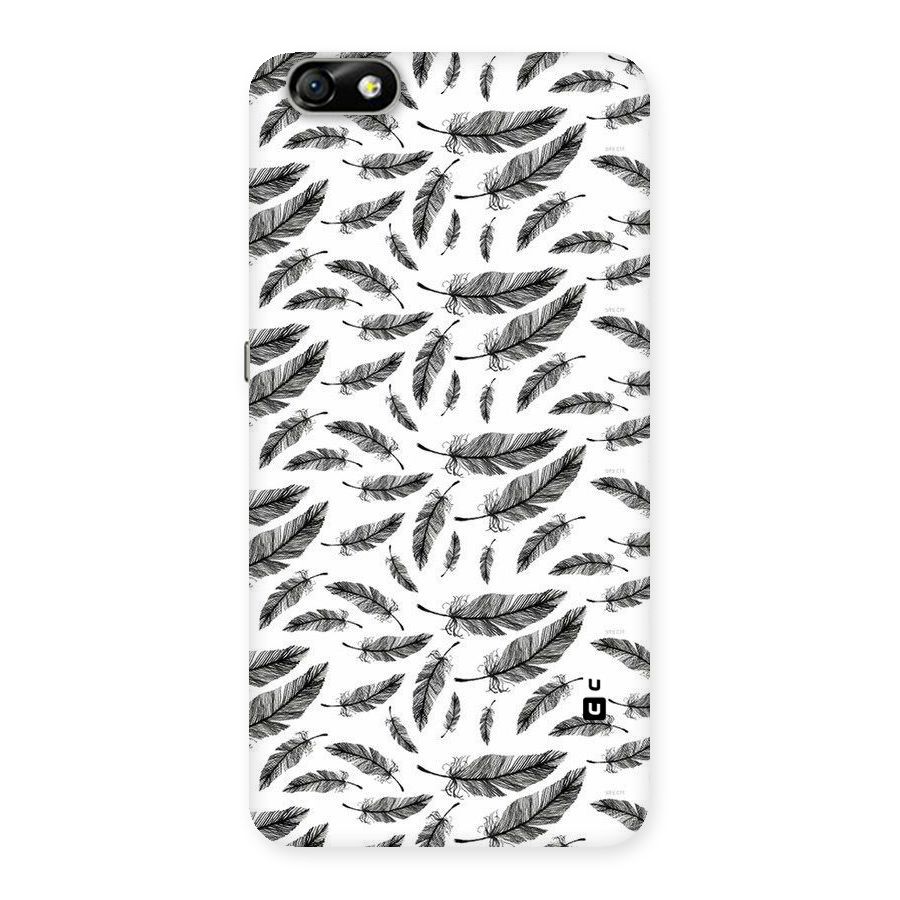 Black Feather Back Case for Honor 4X