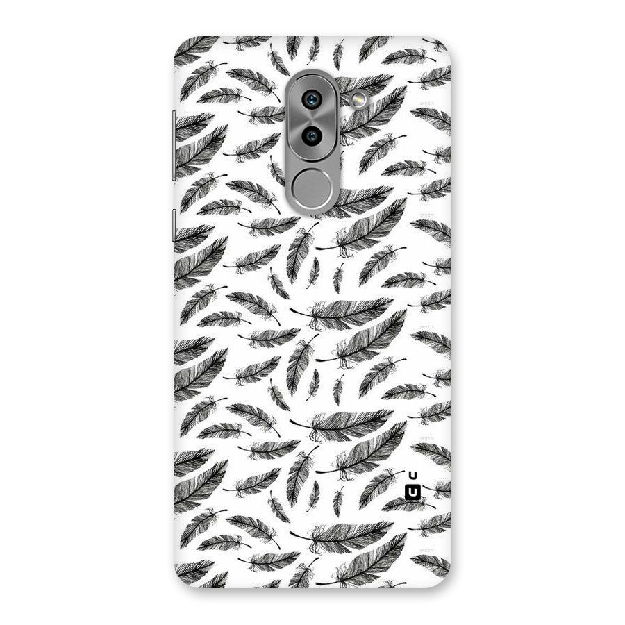 Black Feather Back Case for Honor 6X