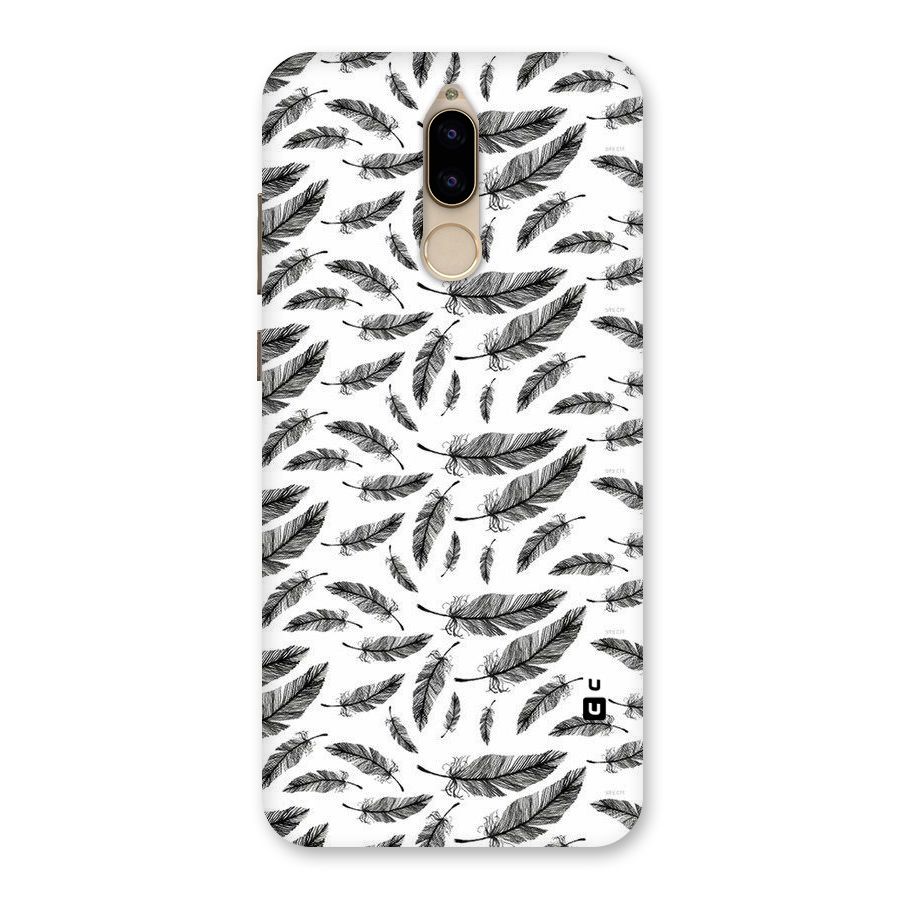 Black Feather Back Case for Honor 9i