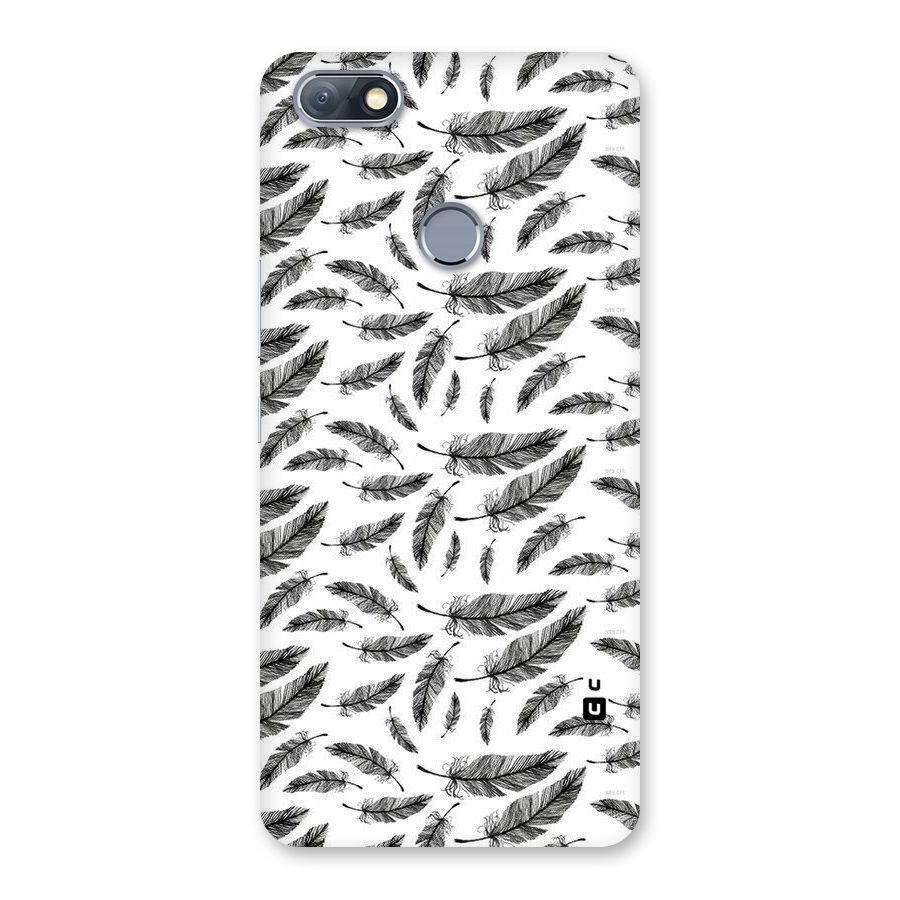 Black Feather Back Case for Infinix Note 5
