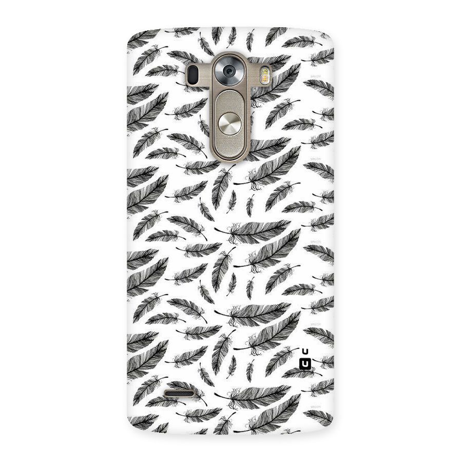 Black Feather Back Case for LG G3