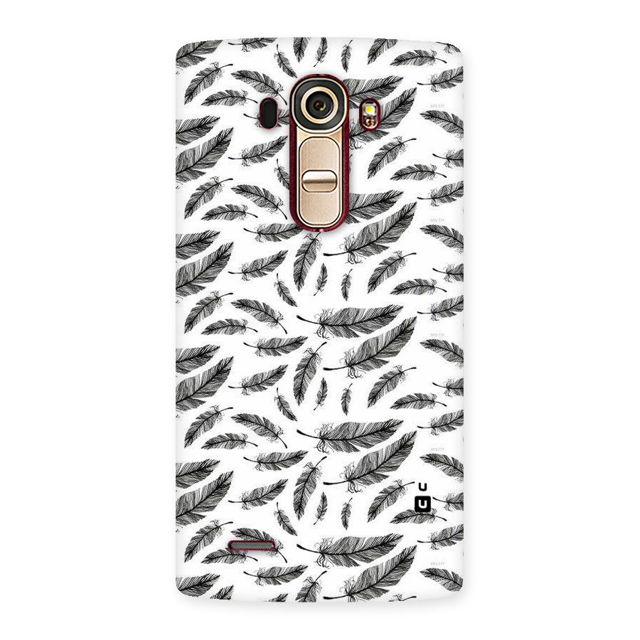 Black Feather Back Case for LG G4
