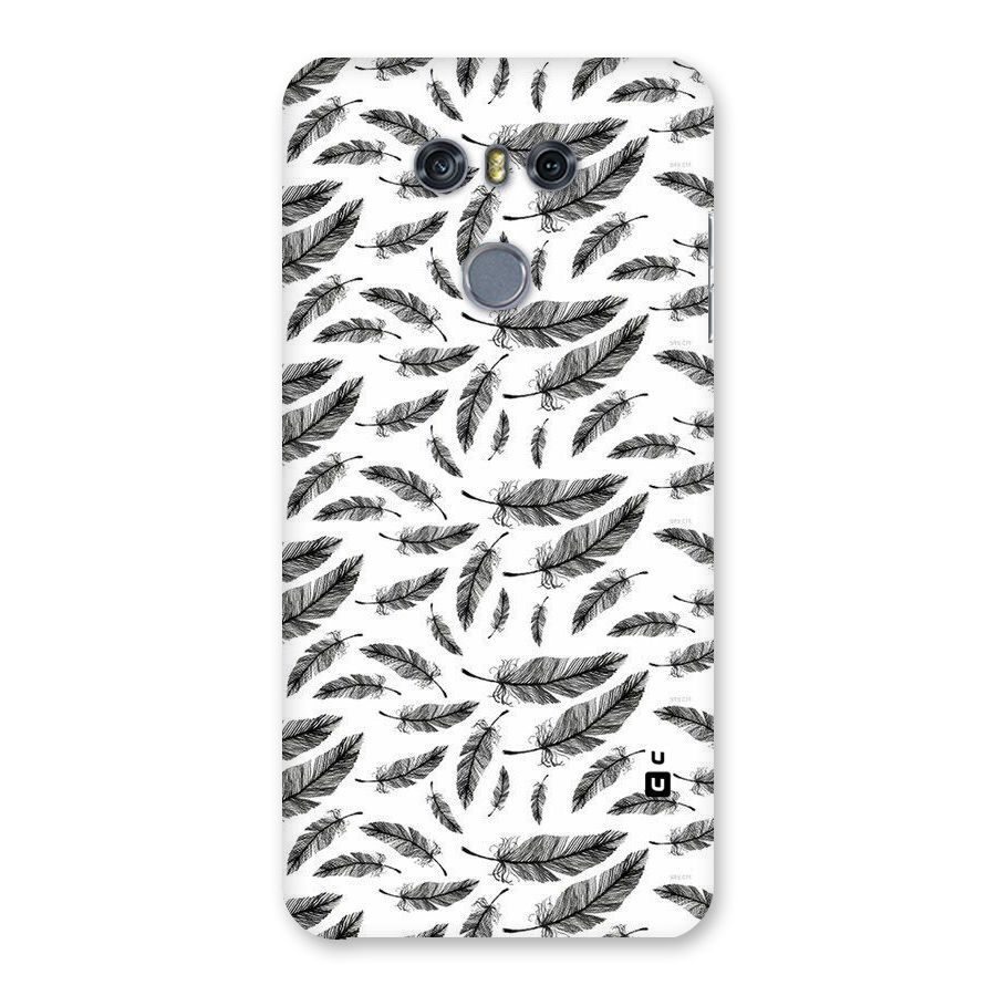 Black Feather Back Case for LG G6