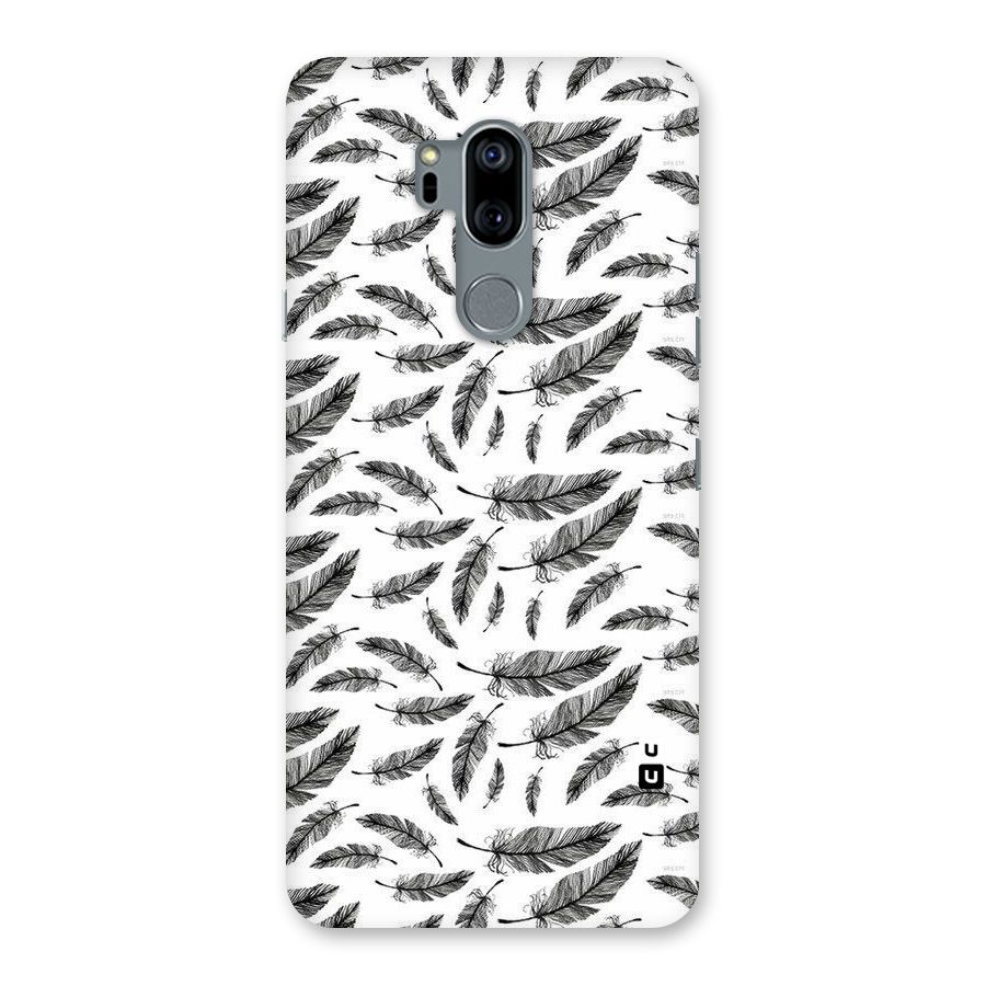 Black Feather Back Case for LG G7