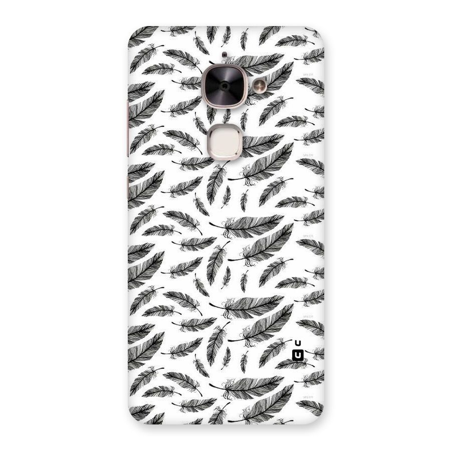 Black Feather Back Case for Le 2