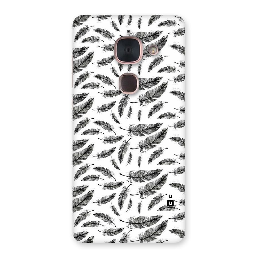 Black Feather Back Case for Le Max 2