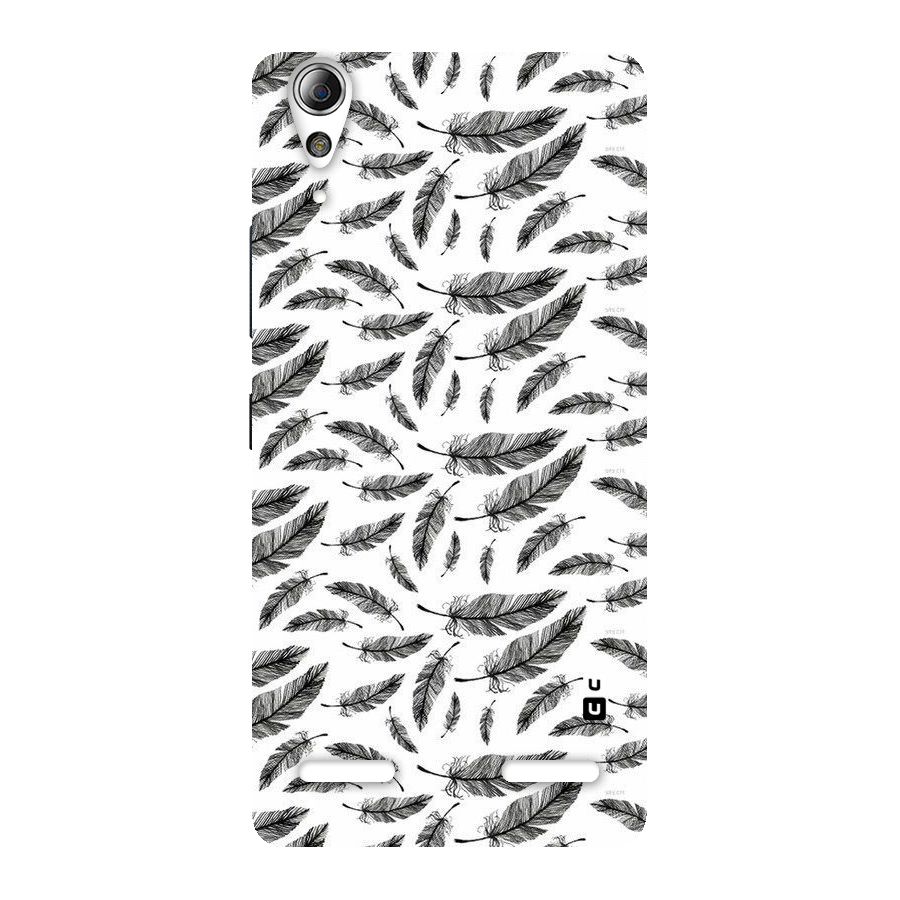 Black Feather Back Case for Lenovo A6000