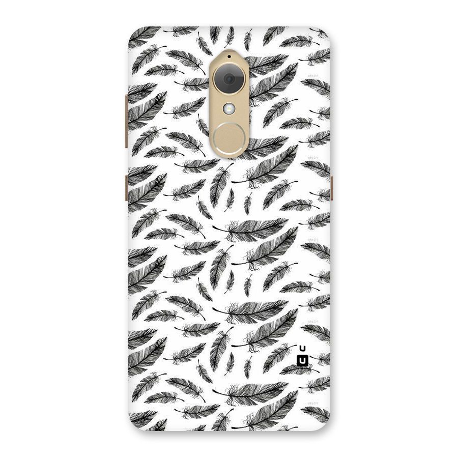 Black Feather Back Case for Lenovo K8