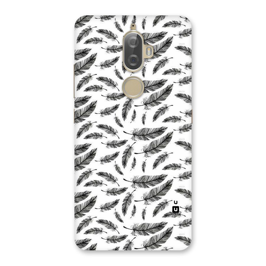 Black Feather Back Case for Lenovo K8 Plus