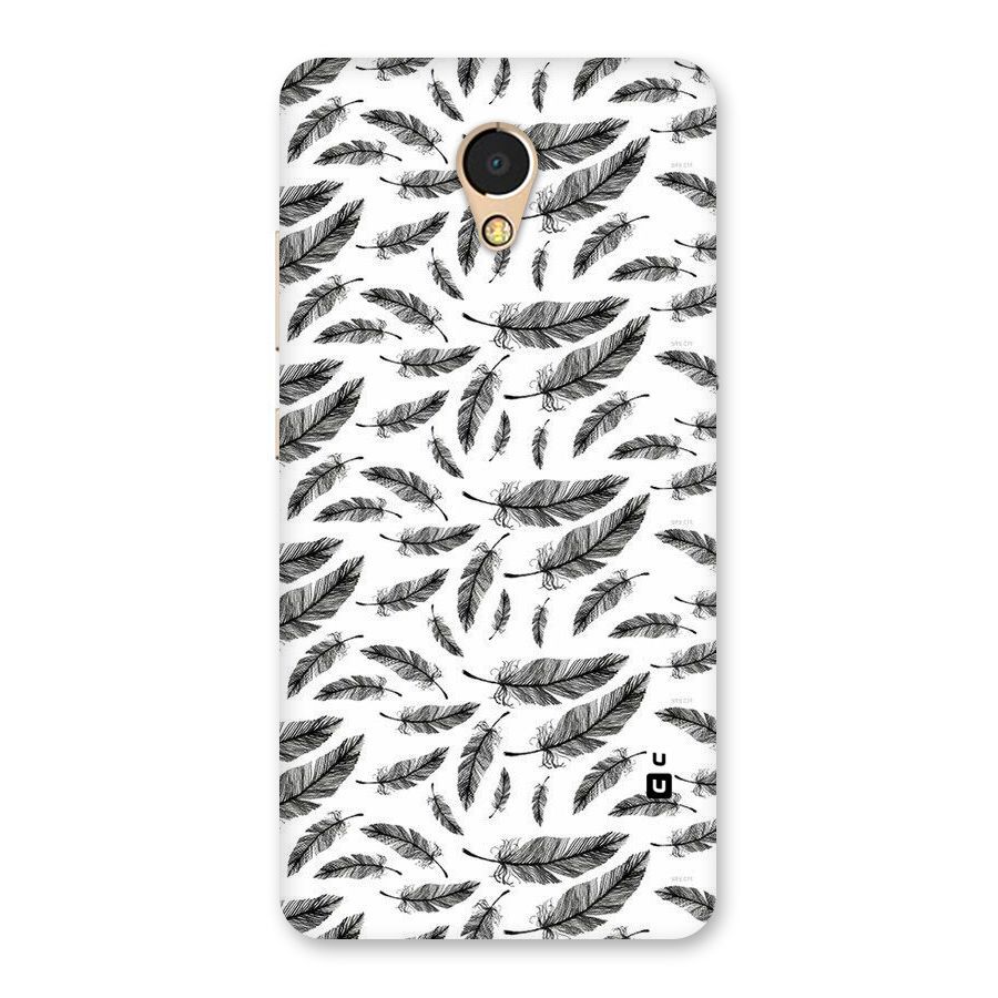 Black Feather Back Case for Lenovo P2