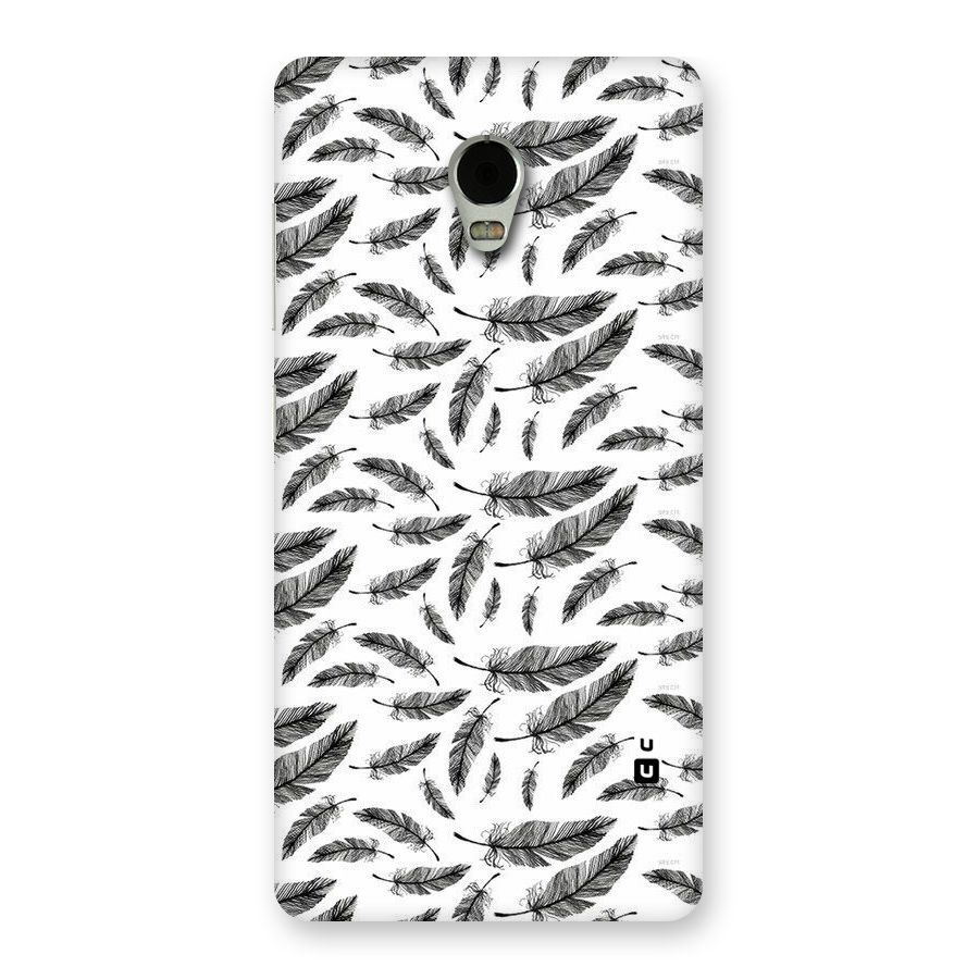 Black Feather Back Case for Lenovo Vibe P1