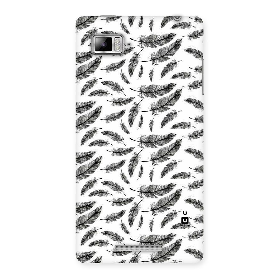 Black Feather Back Case for Lenovo Vibe Z K910