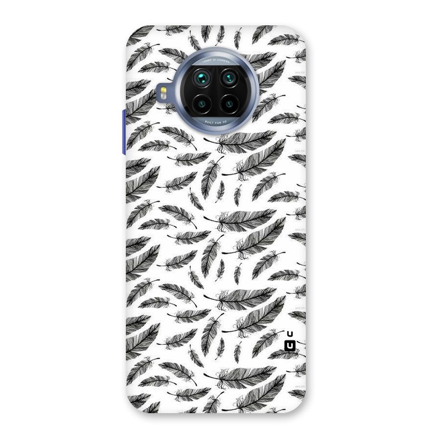 Black Feather Back Case for Mi 10i
