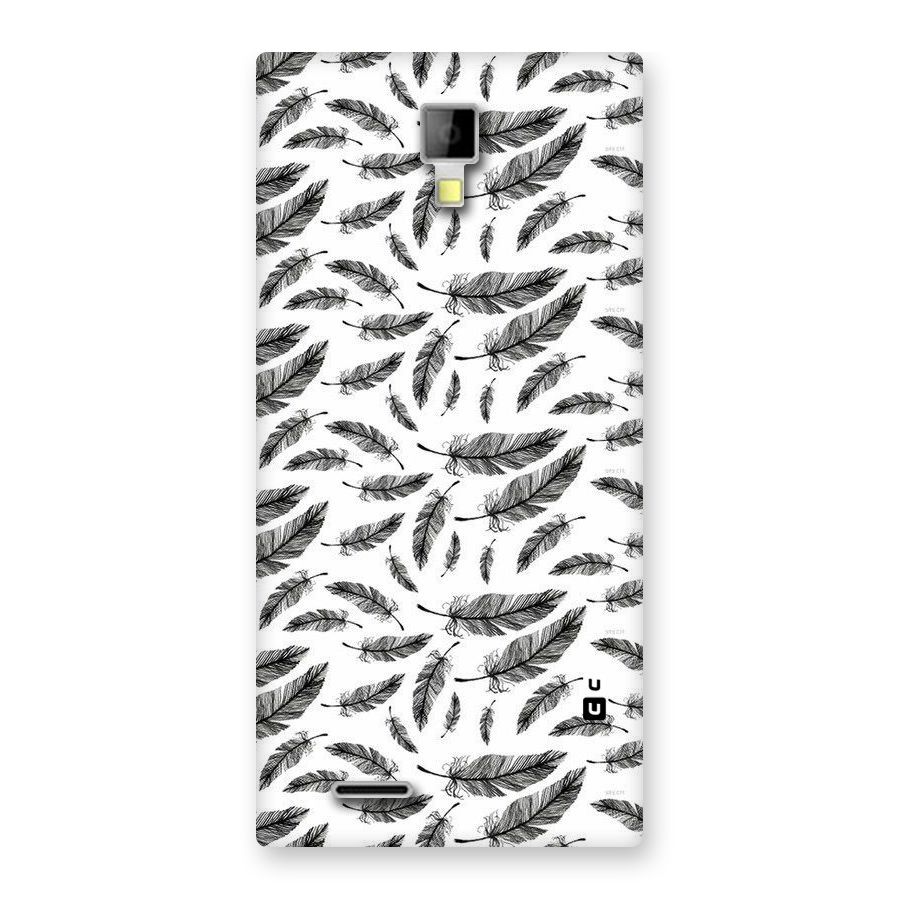 Black Feather Back Case for Micromax Canvas Xpress A99