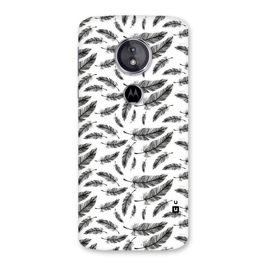 Black Feather Back Case for Moto E5