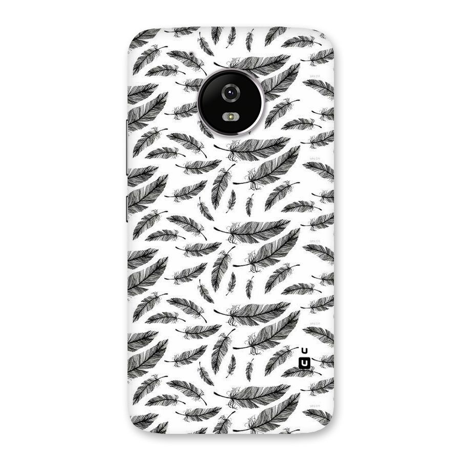 Black Feather Back Case for Moto G5