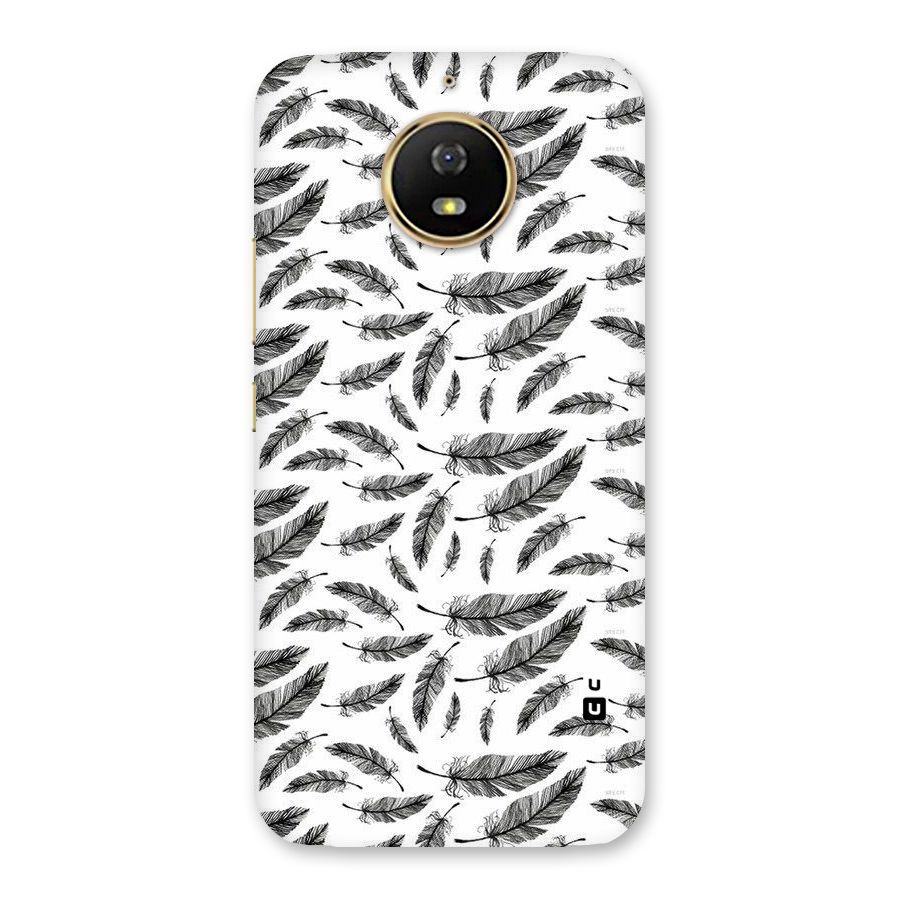 Black Feather Back Case for Moto G5s
