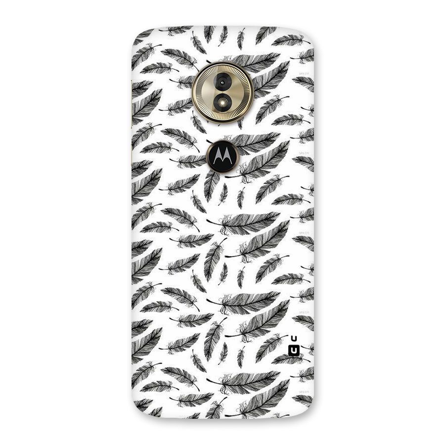 Black Feather Back Case for Moto G6 Play