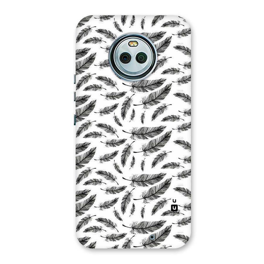 Black Feather Back Case for Moto X4