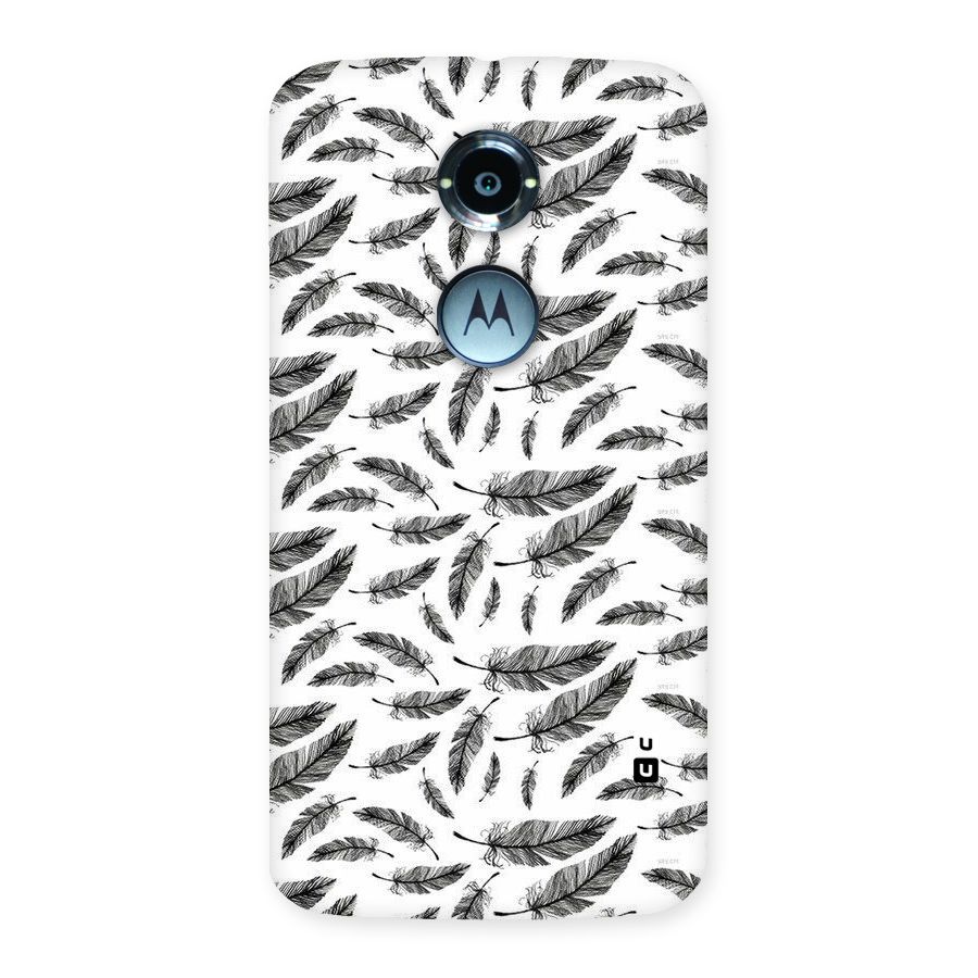 Black Feather Back Case for Moto X 2nd Gen