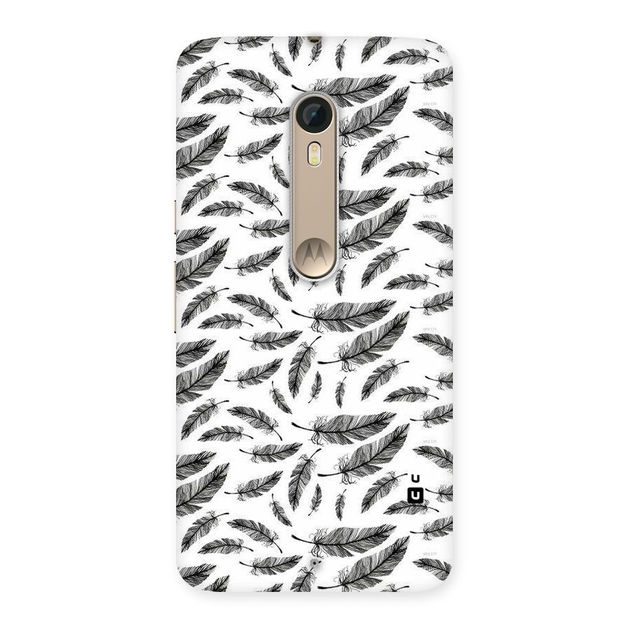 Black Feather Back Case for Motorola Moto X Style