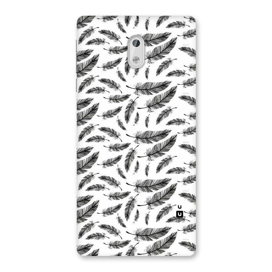 Black Feather Back Case for Nokia 3