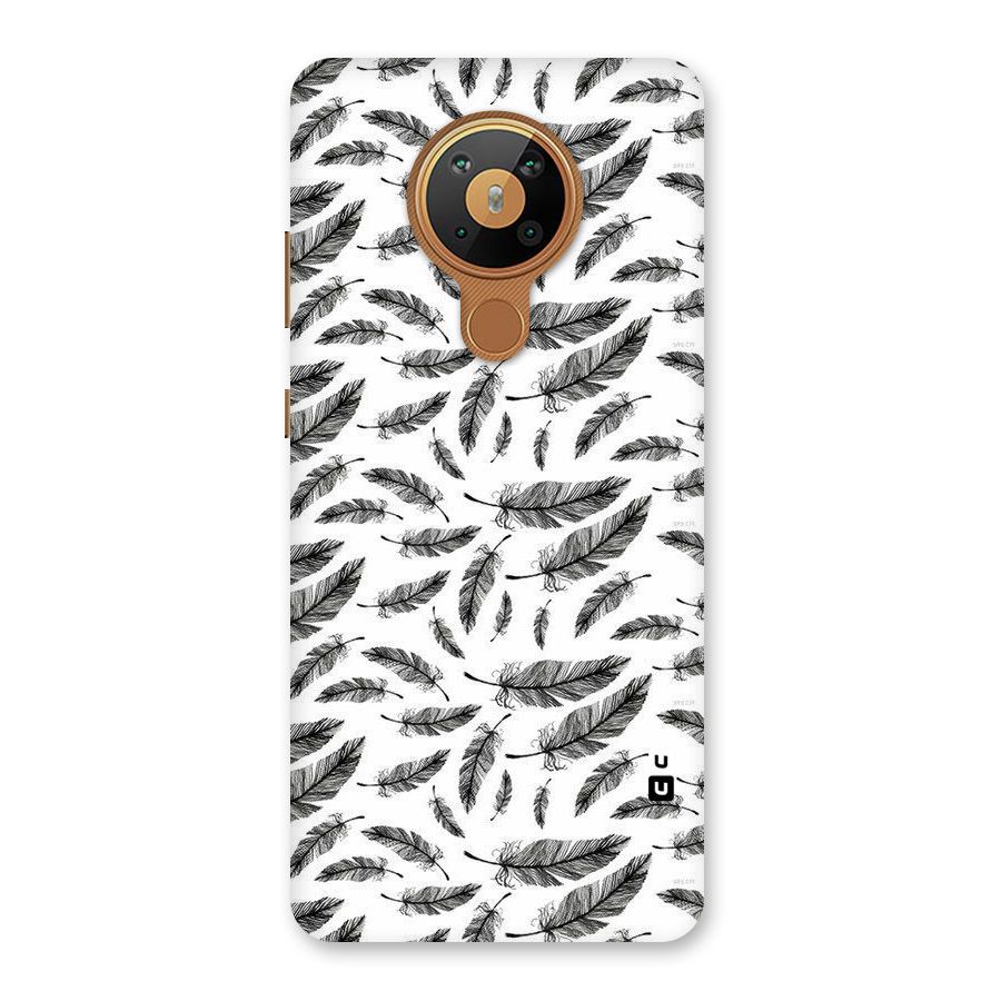 Black Feather Back Case for Nokia 5.3