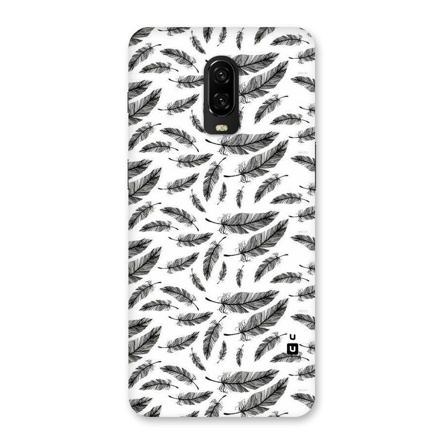 Black Feather Back Case for OnePlus 6T