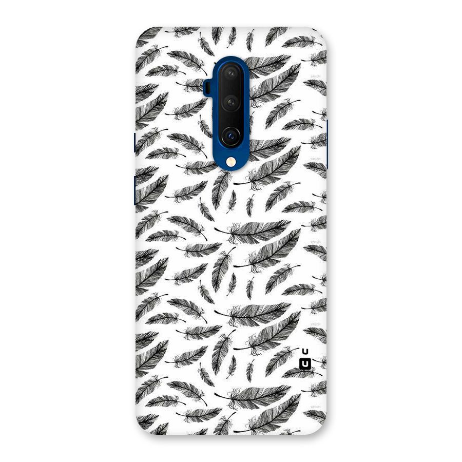 Black Feather Back Case for OnePlus 7T Pro