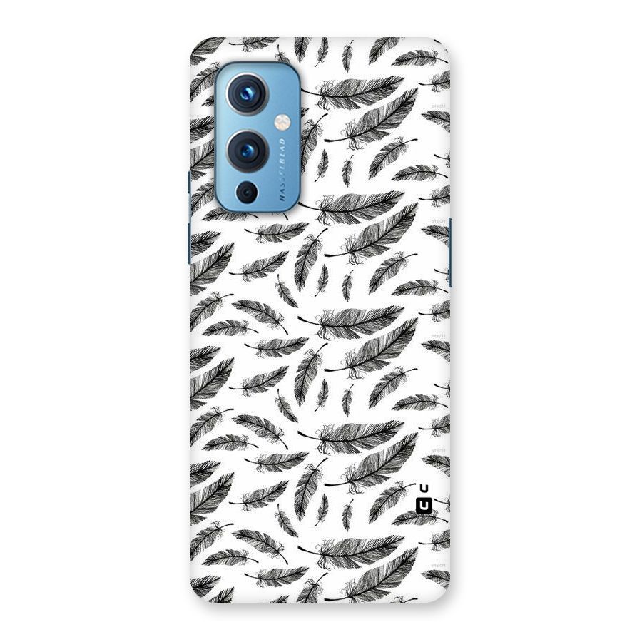 Black Feather Back Case for OnePlus 9
