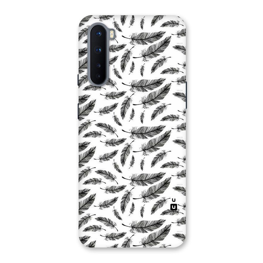Black Feather Back Case for OnePlus Nord