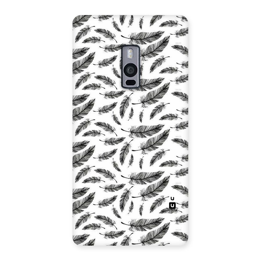 Black Feather Back Case for OnePlus Two