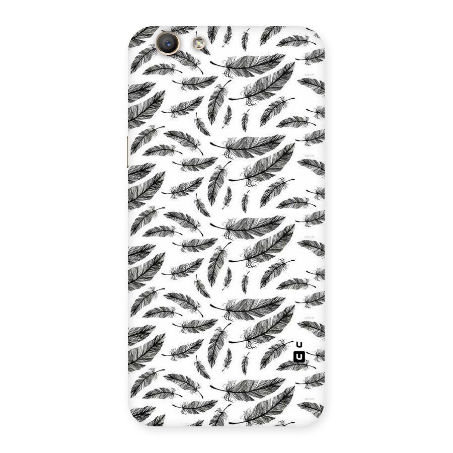 Black Feather Back Case for Oppo A59