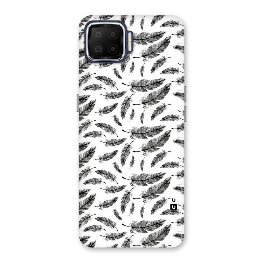 Black Feather Back Case for Oppo F17