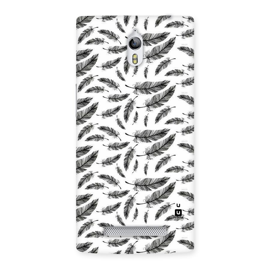 Black Feather Back Case for Oppo Find 7