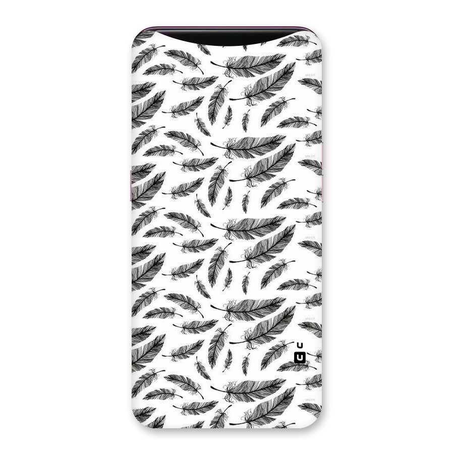 Black Feather Back Case for Oppo Find X