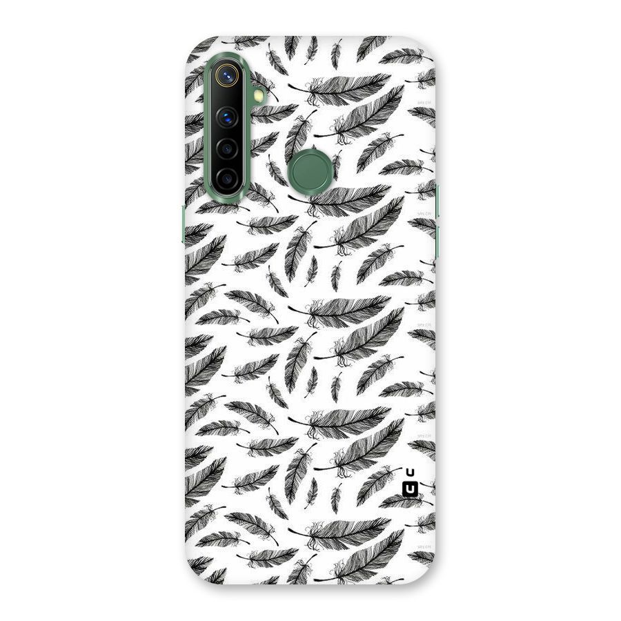 Black Feather Back Case for Realme Narzo 10