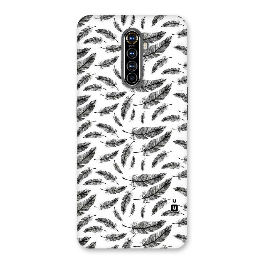 Black Feather Back Case for Realme X2 Pro
