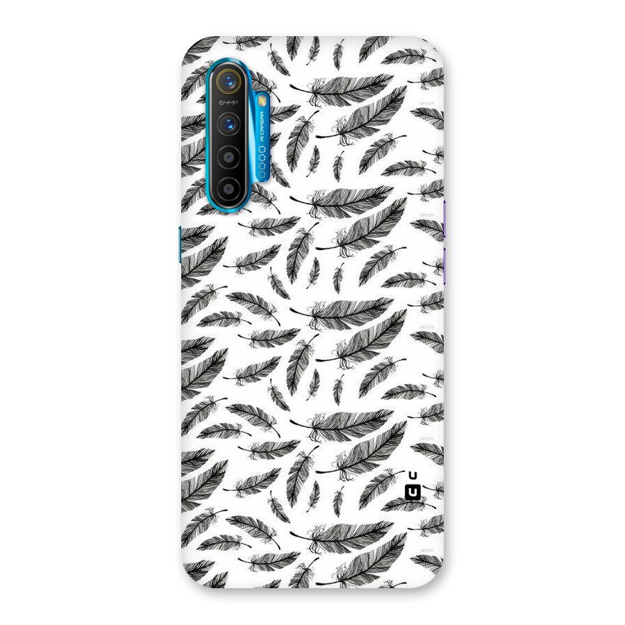 Black Feather Back Case for Realme XT