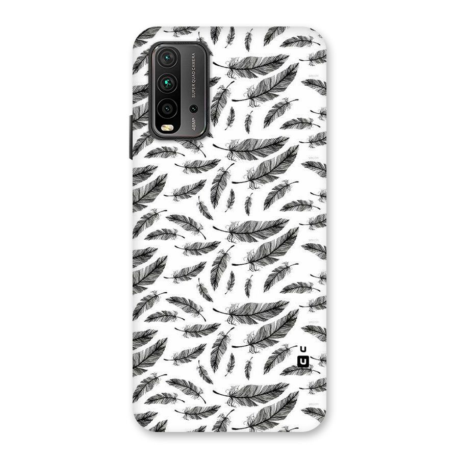 Black Feather Back Case for Redmi 9 Power