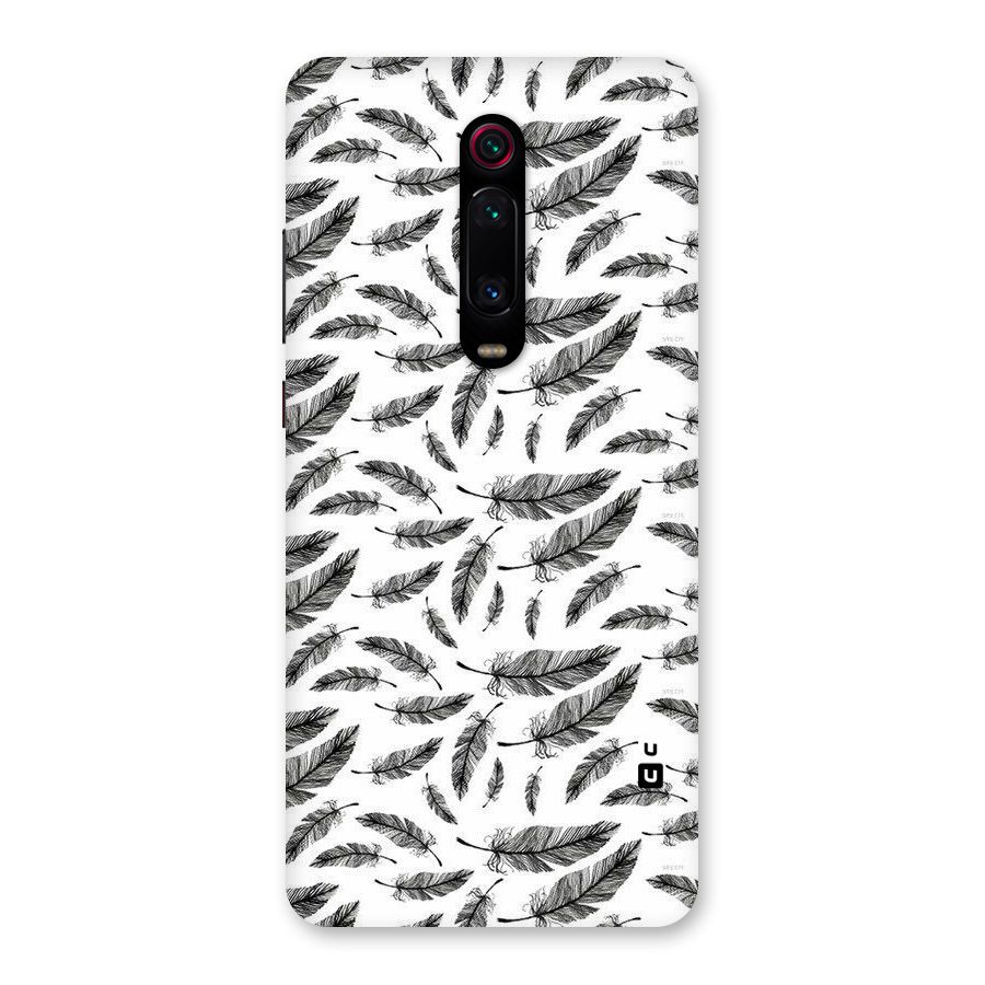 Black Feather Back Case for Redmi K20