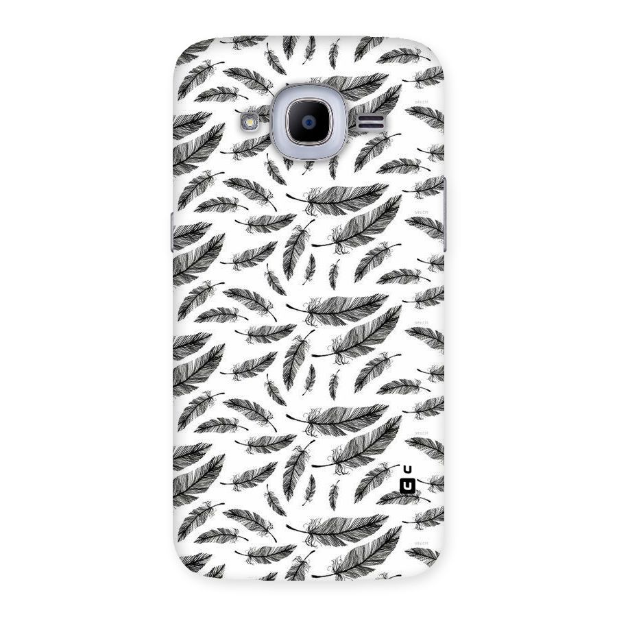 Black Feather Back Case for Samsung Galaxy J2 2016