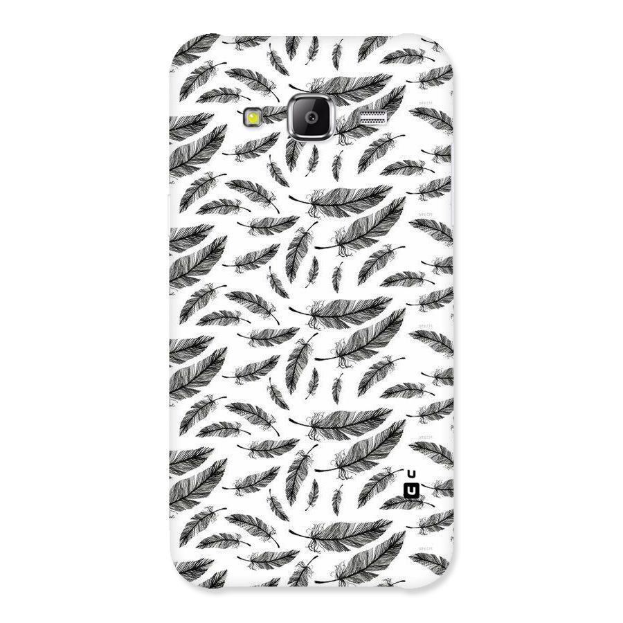 Black Feather Back Case for Samsung Galaxy J2 Prime