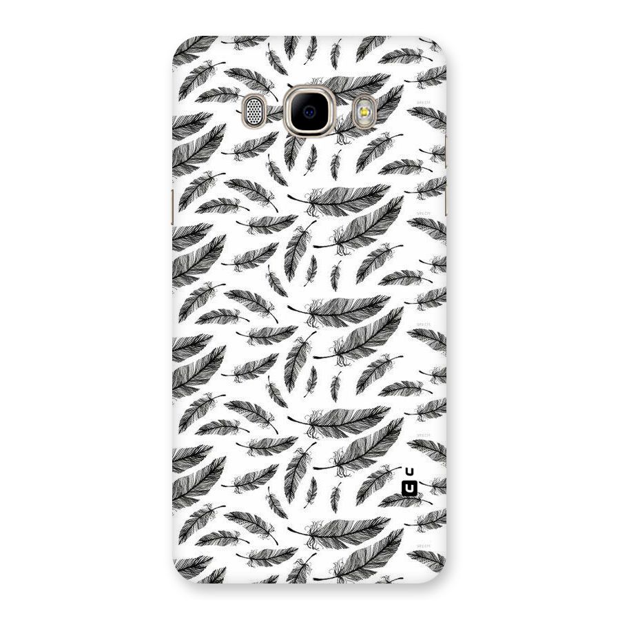 Black Feather Back Case for Samsung Galaxy J7 2016