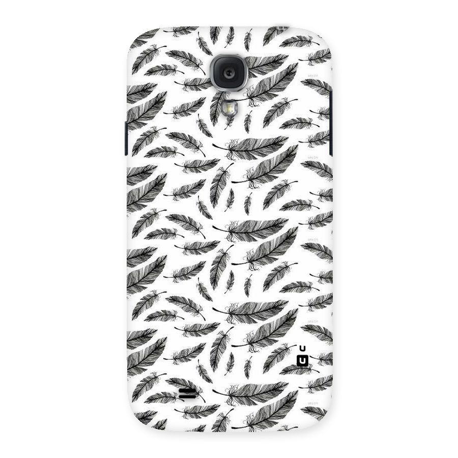 Black Feather Back Case for Samsung Galaxy S4