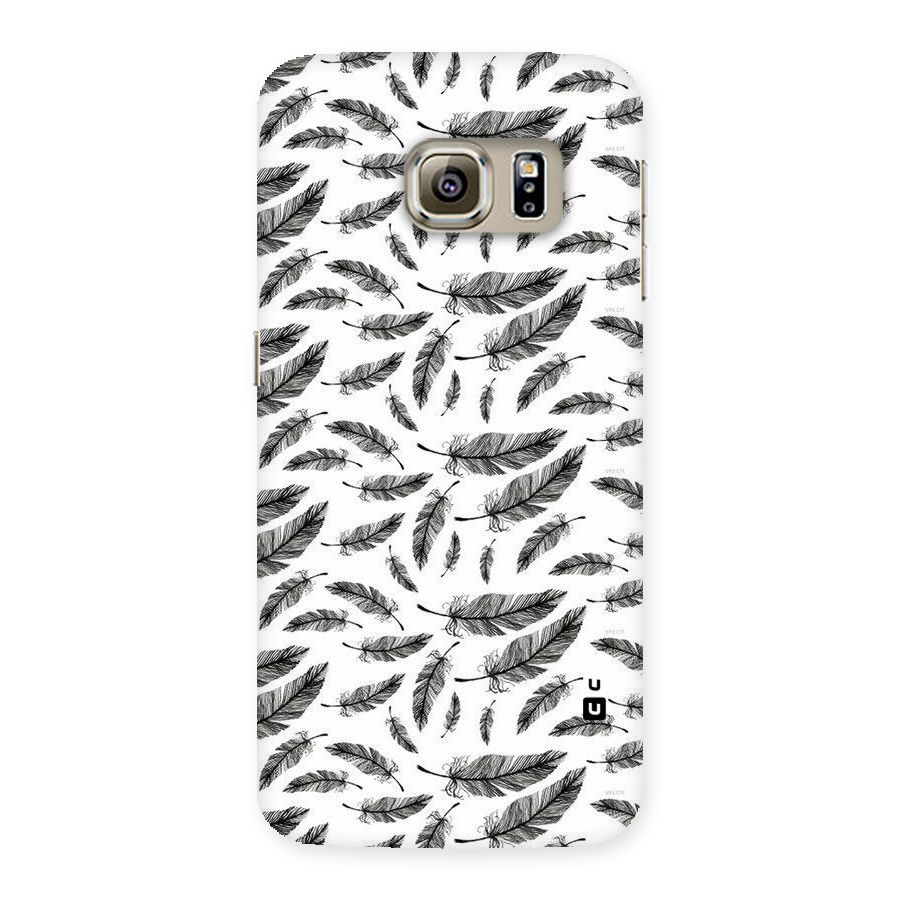 Black Feather Back Case for Samsung Galaxy S6 Edge