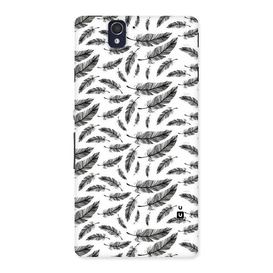 Black Feather Back Case for Sony Xperia Z