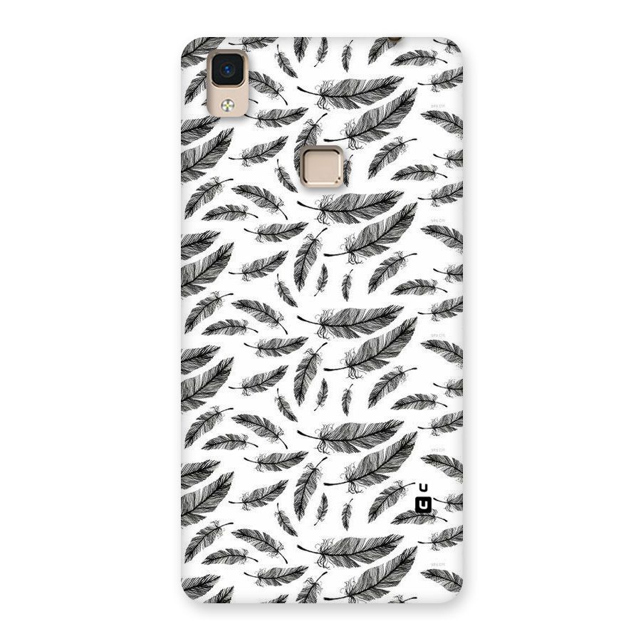 Black Feather Back Case for V3 Max