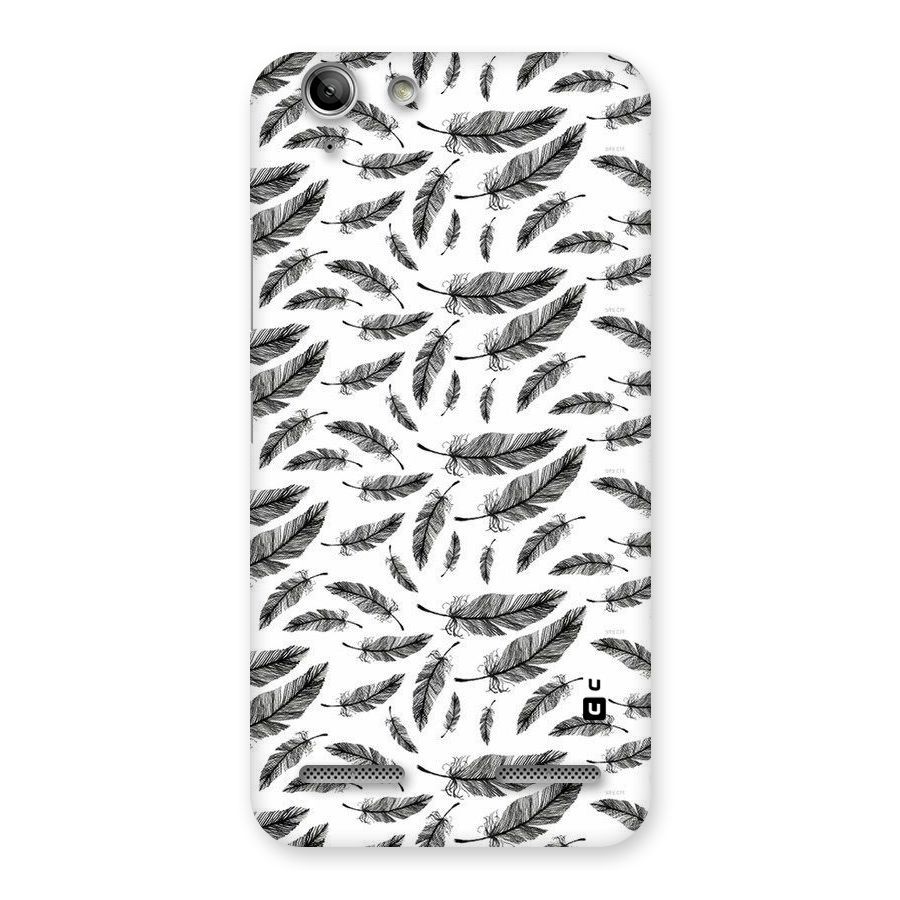 Black Feather Back Case for Vibe K5 Plus