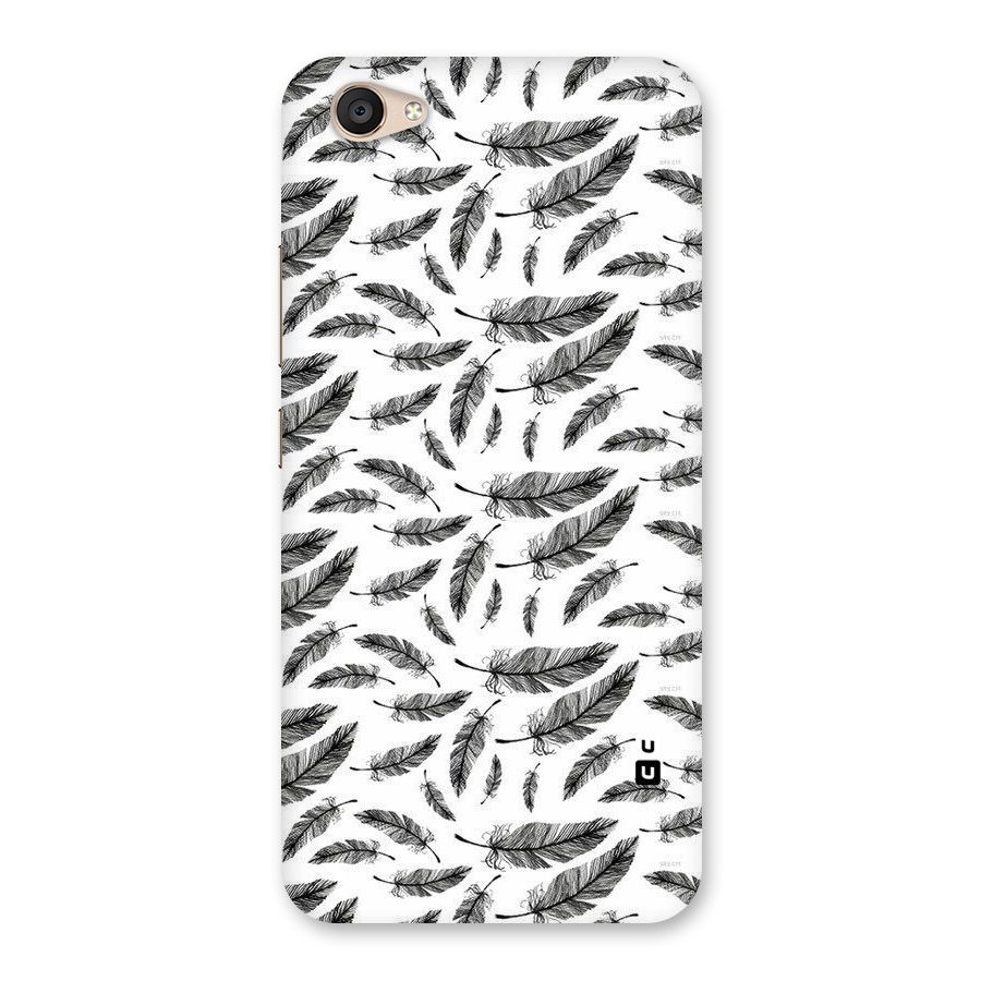 Black Feather Back Case for Vivo V5 Plus
